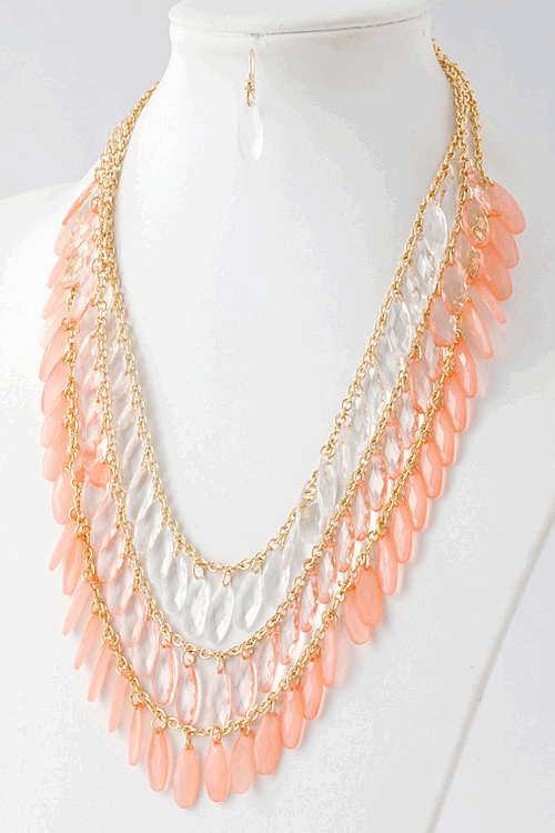 Layered Jewel Necklace